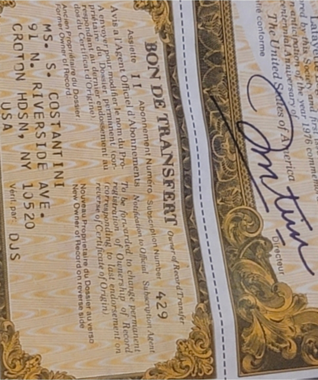 D'arceau-Limoges Henri L Fils Collectors plate Fine China 1977 # 306