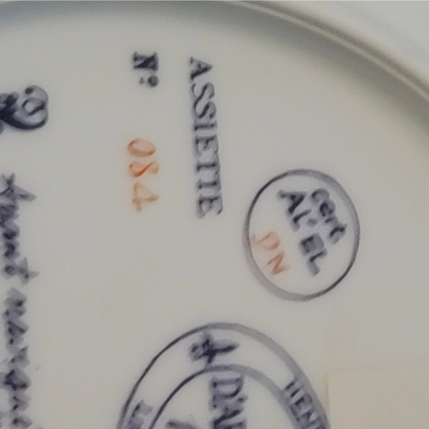 D'arceau-Limoges Henri L Fils Collectors plate Fine China 1977 # 306